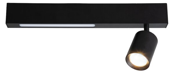 Stropné svietidlo Magnet, 1x čierne kovové tienidlo + 1x LED 5W, b