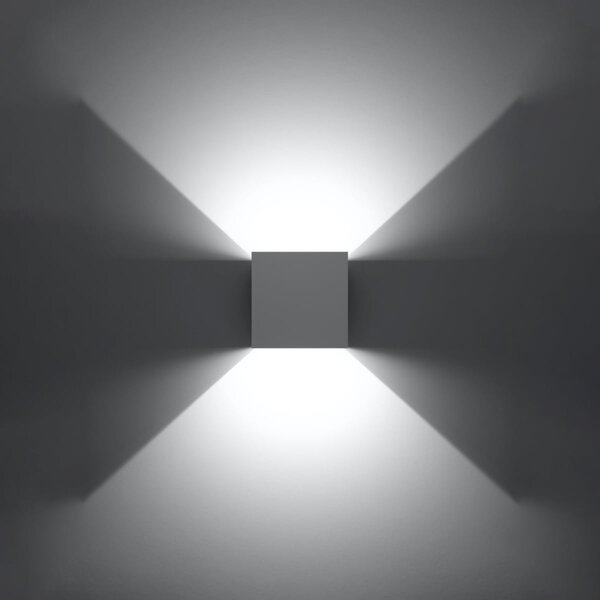Nástenné LED svietidlo Luca, 1x LED 6w, 3000k, w