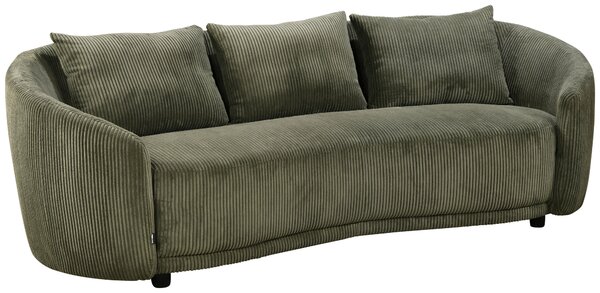 TROJMIESTNA POHOVKA, plast, textil, olivovozelená Carryhome - Sedačky, Online Only