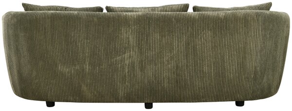 TROJMIESTNA POHOVKA, plast, textil, olivovozelená Carryhome - Sedačky, Online Only