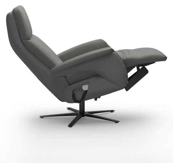 RELAXAČNÉ KRESLO, koža, antracitová Sit & More - Online Only obývacie izby, Online Only