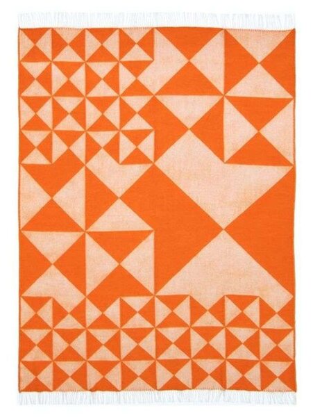 Verpan - Mirror Throw Wool 130x198 Orange - Lampemesteren