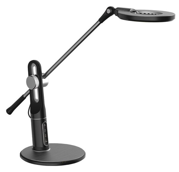 ALEX lampa stolná LED, 10W, čierna, stmievateľná (LBL1225-CR)