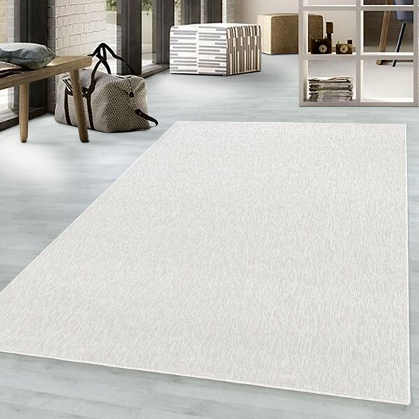 Ayyildiz , Kusový koberec Nizza 1800 cream, 60x100, biela, chodba / predsieň