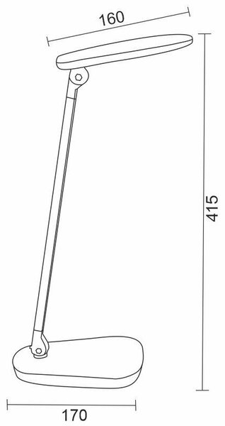 LED lampička AMY 5W stmievateľná (DL1207/W)