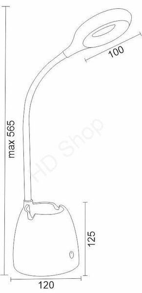 LED lampička ALICE 5W stmievateľná (DL1205/W)