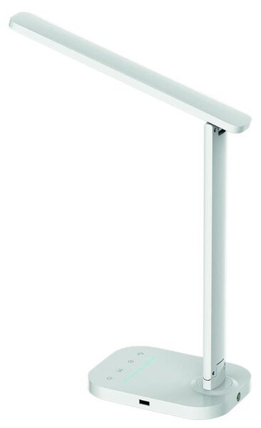 LED lampička KIARA biela 7W stmievateľná s USB +nočné svetlo + časovač (DL4304/W)
