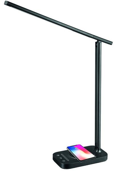 LED lampička JENY stmievateľná s časovačom, bezdrôtovým nabíjaním a USB 8W (DL4305/B)