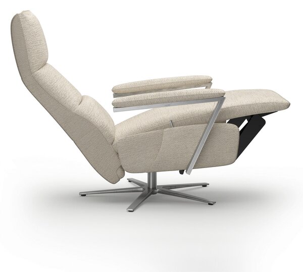 RELAXAČNÉ KRESLO, textil, piesková Sit & More - Online Only obývacie izby, Online Only