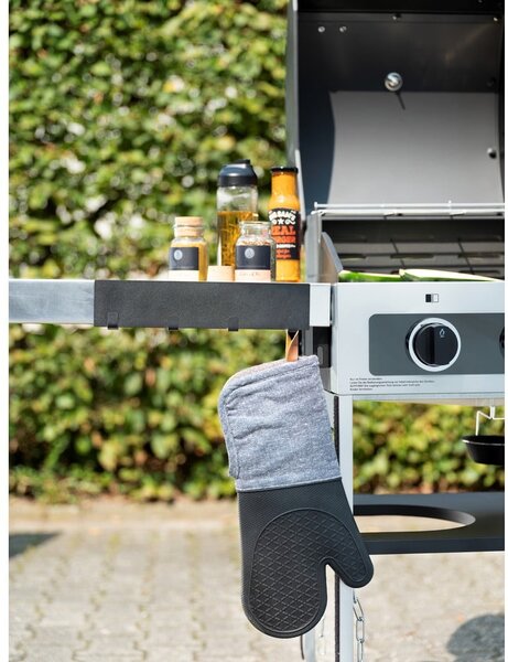 Súprava 2 kuchynských chňapiek Wenko Black Outdoor Kitchen Ada