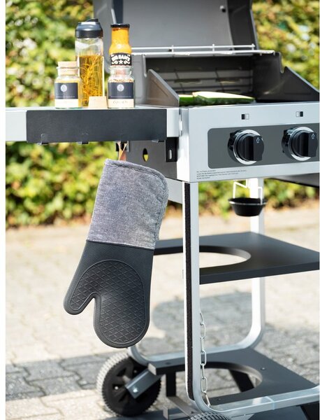 Súprava 2 kuchynských chňapiek Wenko Black Outdoor Kitchen Ada