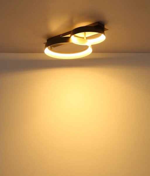 Globo 48048D1 - LED stropné svietidlo SYRAKUS LED/24W/230V 3000K 50x35 cm