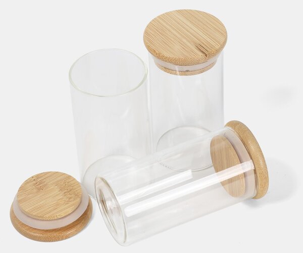 Sinsay - Súprava dóz na potraviny s vekom 3 pack - clear