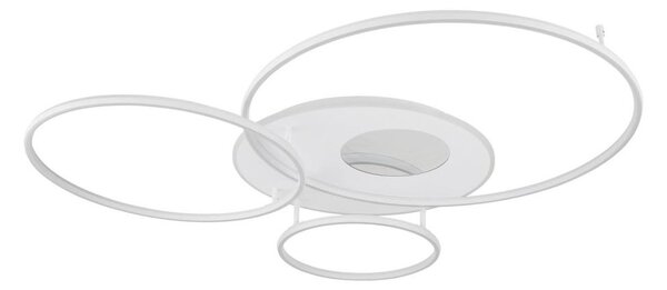Globo 48466-70W-LED Stmievateľné stropné svietidlo INVERTINA 70W/230V 105x26,5 cm biela+DO