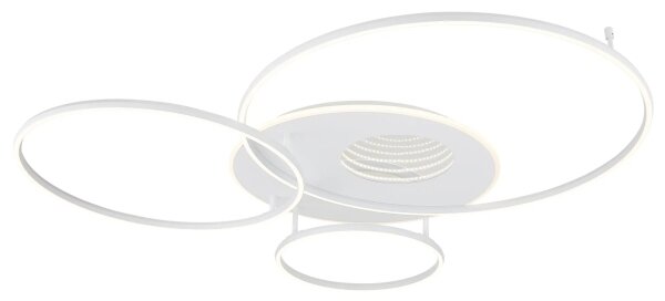 Globo 48466-70W-LED Stmievateľné stropné svietidlo INVERTINA 70W/230V 105x26,5 cm biela+DO