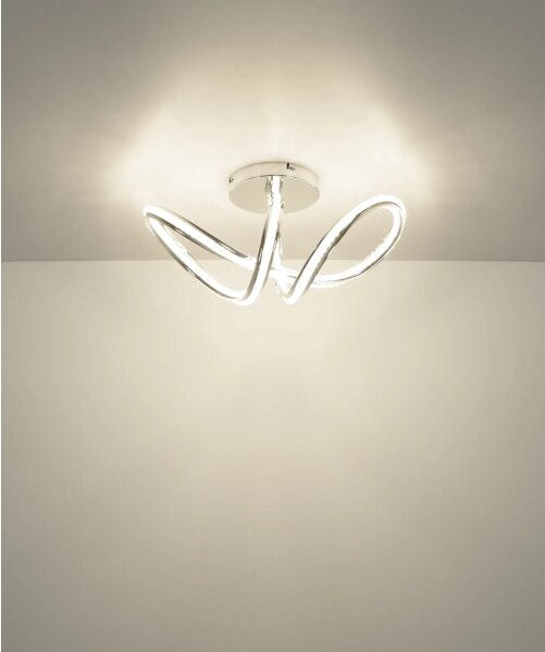 Globo 67440D - LED stmievateľné stropné svietidlo EVANGELINE LED/40W/230V lesklý chróm+DO