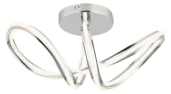 Globo 67440D - LED stmievateľné stropné svietidlo EVANGELINE LED/40W/230V lesklý chróm+DO