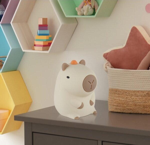Globo 2874-LED RGBW Stmievateľné dobíjateľné detské nočné svetlo CAPYBARA LED/1,5W/5V 1200 mAh kapibara
