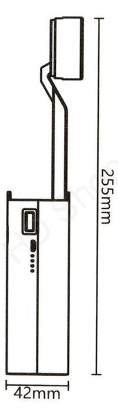 LED akumulátorová stolná lampa 4 v jednom (AS-196455)