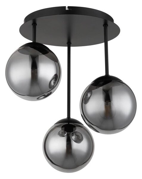 Globo 47441-3S - Prisadený luster HARMON 3xE14/25W/230V čierna