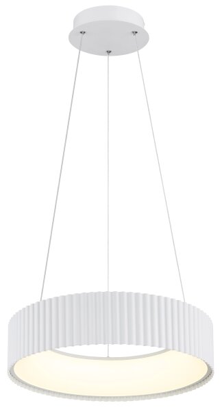 Globo 15924W - LED luster na lankách KEMP LED/45W/230V pr. 46 cm biela