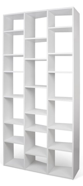 Biela knižnica 108x224 cm Valsa – TemaHome