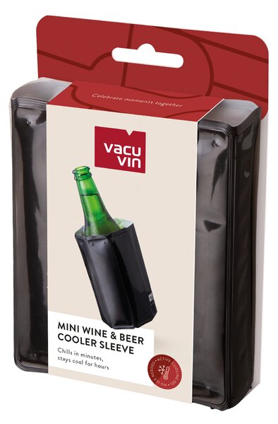 Chladiaca nádoba na víno/pivo mini Vacu Vin - čierna