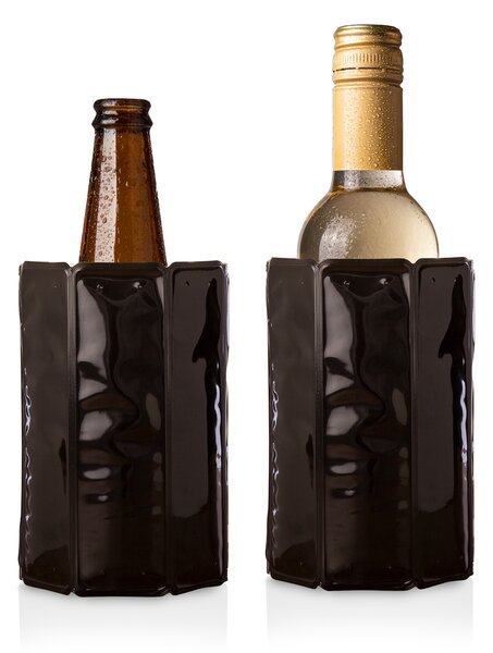 Chladiaca nádoba na víno/pivo mini Vacu Vin - čierna
