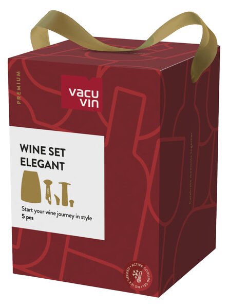 Súprava na víno Elegant Vacu Vin - 5 dielov
