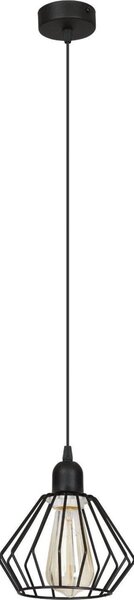 Závesné svietidlo Nuvola, 1x drôtené tienidlo (výber z 2 farieb), (výber zo 4 tvarov tienidla)