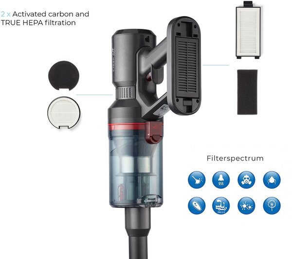 Tyčový vysávač Clean Air Optima Purifloor Vertica s UV sterilizáciou