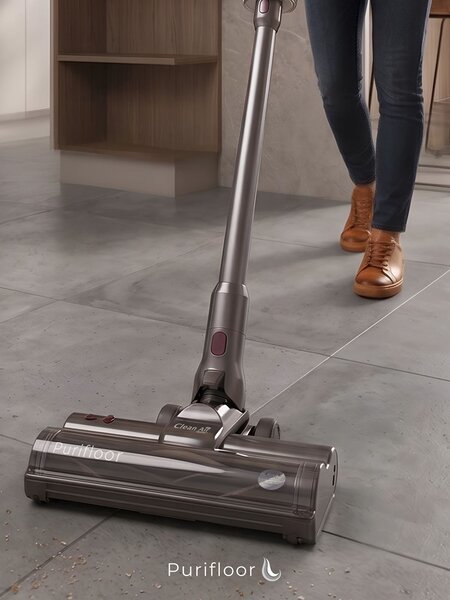Tyčový vysávač Clean Air Optima Purifloor Vertica Dock s UV sterilizáciou a stanicou