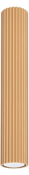 Stropné svietidlo Karbon, 1x zlaté kovové tienidlo, (40 cm)