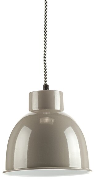 Vintage - retro kovové svietidlo - lampa NUNO Gray, 19x17cm (A00230)