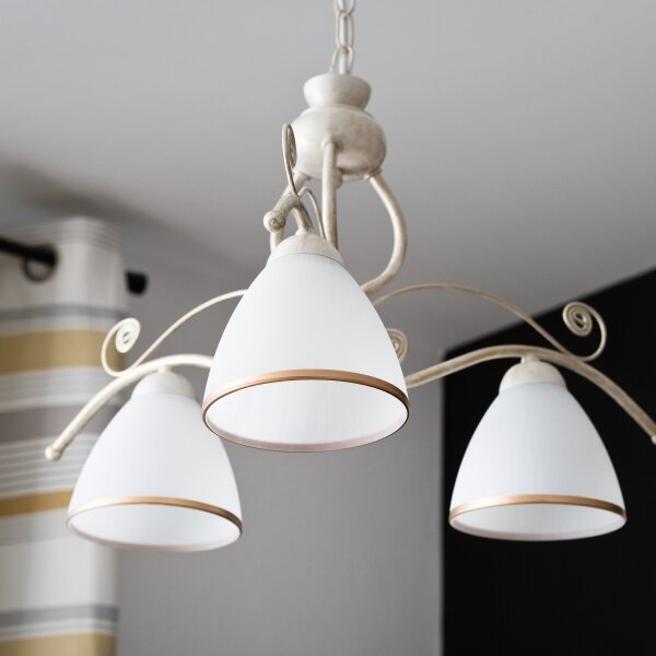 Luster na reťazi RETRO II 3xE27/60W/230V