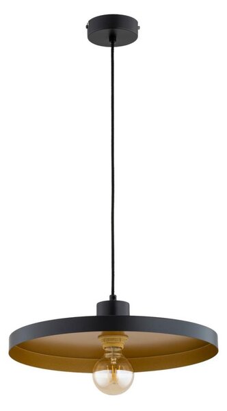 Luster na lanku ETERI 1xE27/15W/230V čierna/zlatá