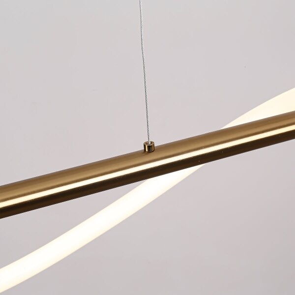 LED luster na lanku MELECA LED/24W/230V 3000/4000/6000K 100 cm zlatý