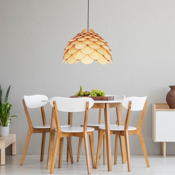 Závesný luster na lanku BURGO 1xE27/60W/230V, priemer 35 cm