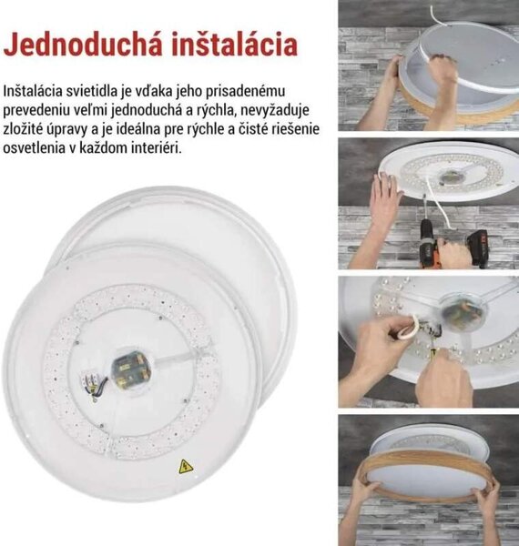 LED nástenné svietidlo ILVI, kruhové 30 W, stmievanie + CCT - Čierna + šampaň (ZM5118)