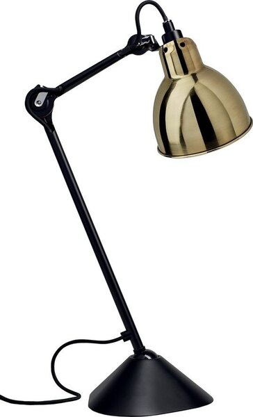 DCW - 205 Stolová Lampa Black/Brass Lampe Gras - Lampemesteren