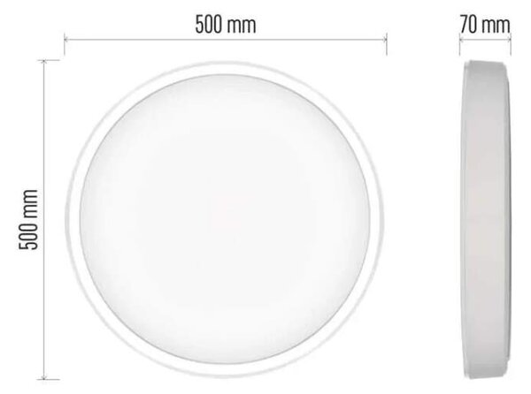 GoSmart ILVI LED svietidlo 45W CCT WiFi, prisadené, kruhové (ZM5192)