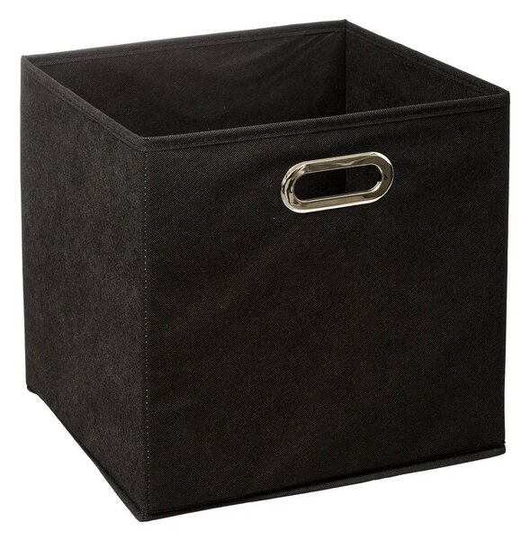 Úložný box Simple, 31x31x31 cm, čierna