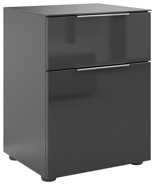 NOČNÝ STOLÍK, antracitová, 45/60/40 cm - Online Only spálne, Online Only