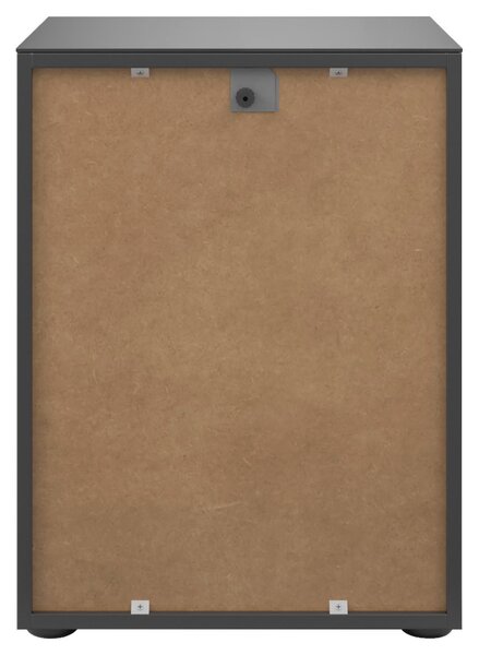 NOČNÝ STOLÍK, antracitová, 45/60/40 cm - Online Only spálne, Online Only