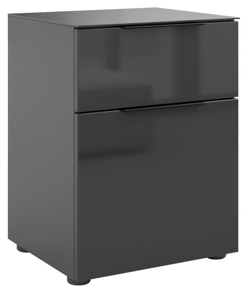 NOČNÝ STOLÍK, antracitová, 45/60/40 cm - Online Only spálne, Online Only