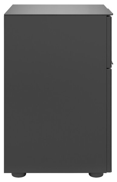 NOČNÝ STOLÍK, antracitová, 45/60/40 cm - Online Only spálne, Online Only