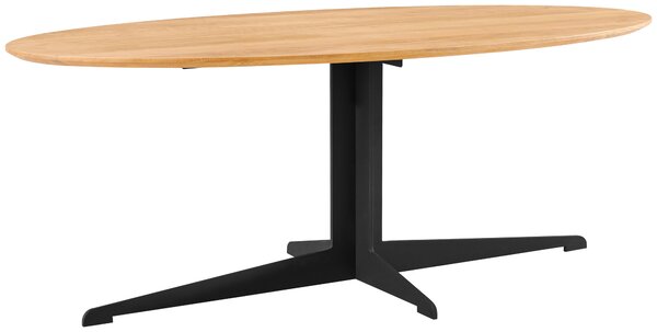 KONFERENČNÝ STOLÍK, prírodná farba, čierna, drevo, kov, 120/60/44,5 cm Livetastic - Stolíky do obývačky, Online Only
