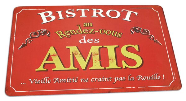 Prestieranie "Bistrot des Amis" 43.5x28.5 cm, pvc
