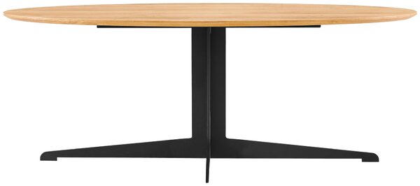 KONFERENČNÝ STOLÍK, prírodná farba, čierna, drevo, kov, 120/60/44,5 cm Livetastic - Stolíky do obývačky, Online Only