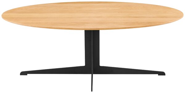 KONFERENČNÝ STOLÍK, prírodná farba, čierna, drevo, kov, 120/60/44,5 cm Livetastic - Stolíky do obývačky, Online Only